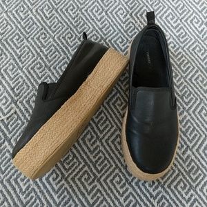 Forever 21 black platform sneakers